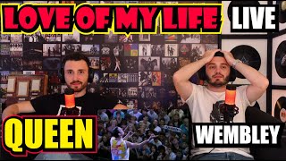 QUEEN - LOVE OF MY LIFE (LIVE AT WEMBLEY) | CHILLS! CHILLS!! CHILLS!!! | FIRST TIME REACTION