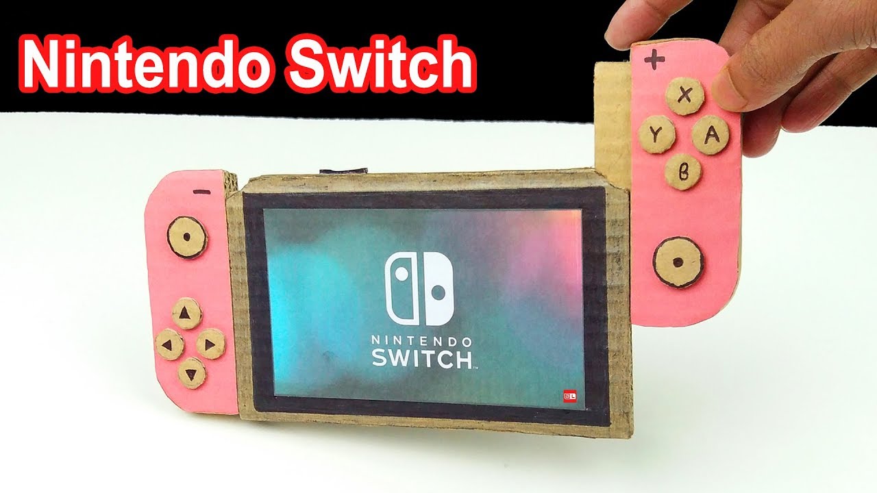 How make Nintendo Switch - Diy Nintendo Switch - YouTube