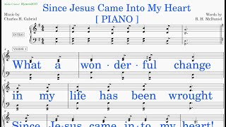 Since Jesus Came Into My Heart  (Gabriel - McDaniel) [v2] Piano