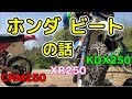 ホンダビートの話　[林道ツーリング]　CRM250　KDX250　XR250　[モトブログ]