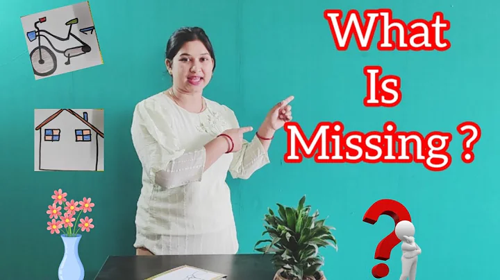 What Is Missing?? missing game for kids with flashcards