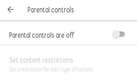 How toTurn Off Parental Control in Google Play Store without pin