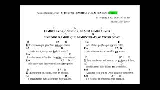 SALMO 105 (106) - LEMBRAI-VOS, Ó SENHOR (Quinta-feira da 5ª Semana do Tempo Comum - Ano Par)