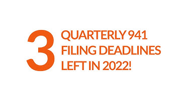 Meet Your 2022 Form 941 Deadlines With TaxBandits.com