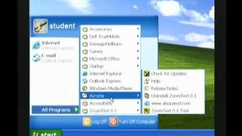 Basic XP (1-6) - Using the Start Menu