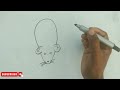 Rat drawing  easy step by step  bipin art