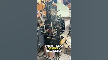 The hidden step before pleating fabric 👀 | Slow Fashion Made in LA