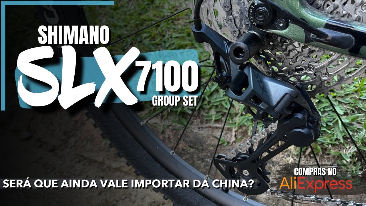 CÂMBIO SLX 7100 - GROUP SET - comprado na china