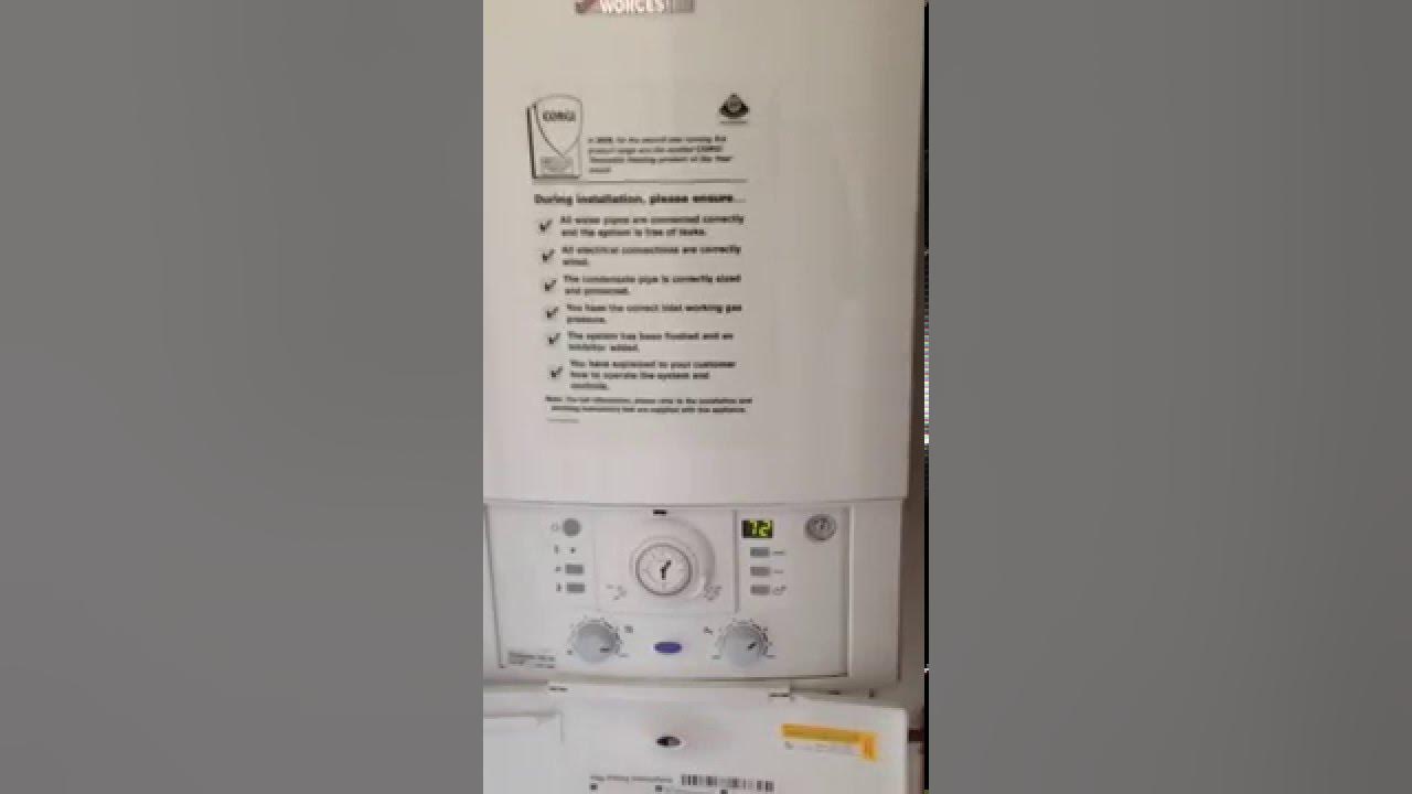 Worcester 30i Combi Boiler (Whirling noise) YouTube