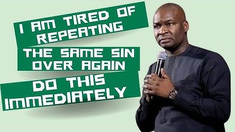 I am tired of repeating the same sin over again, do this immediately 🟤 Apostle Joshua Selman 