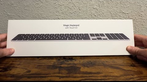 Good All Around. Apple Magic Keyboard With Touch ID, Black Keys, And USB-C Unboxing + First Look