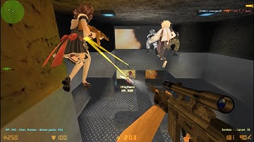 Counter-Strike 1.6 Zombie Plague OFFLINE with Bots | zm_apprehension