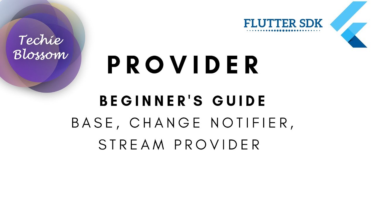 Provider | Beginner's Guide | Flutter SDK - YouTube