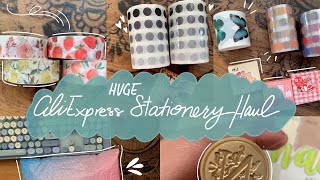 HUGE AliExpress Stationery Haul ✨