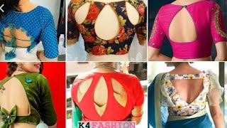 New Ides Of Back Side Blouse Design