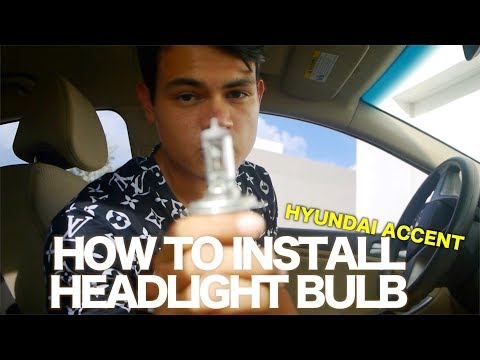 How NOT to replace headlight in HYUNDAI ACCENT | SAVE YOUR MONEY!