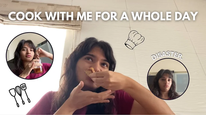 vlog// cooking for an entireeee day