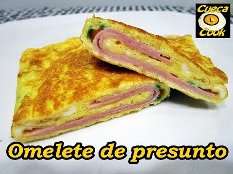 Vídeo: Salada De Presunto Com Omelete