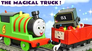 magical truck delivery fun with thomas toy trains