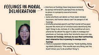 CHAPTER 6- SYNTHESIS : MAKING INFORMED DECISION (MORAL DELIBERATION) report project
