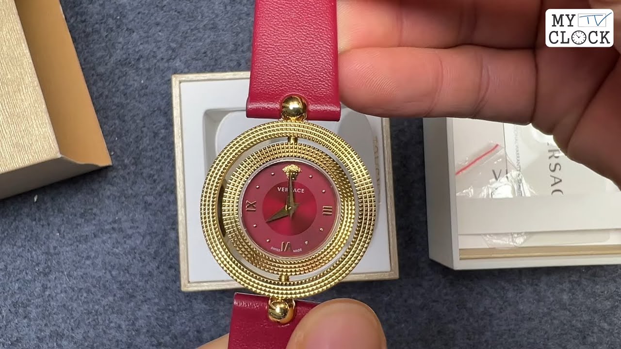 Versace Eon Red VE7900320 Ladies Watch 33.5mm｜ヴェルサーチ