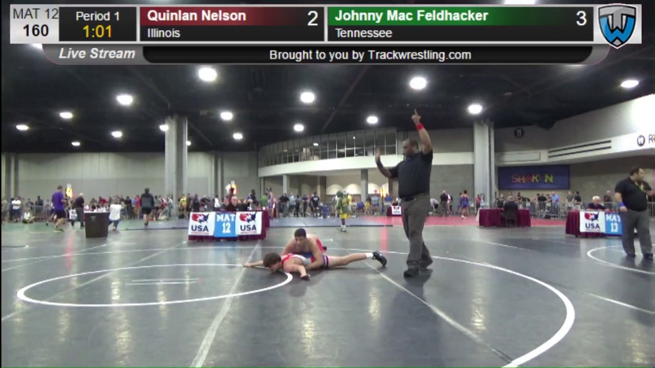 2253 Cadet Men 160 Quinlan Nelson Illinois vs Johnny Mac Feldhacker Tennessee 3615249104