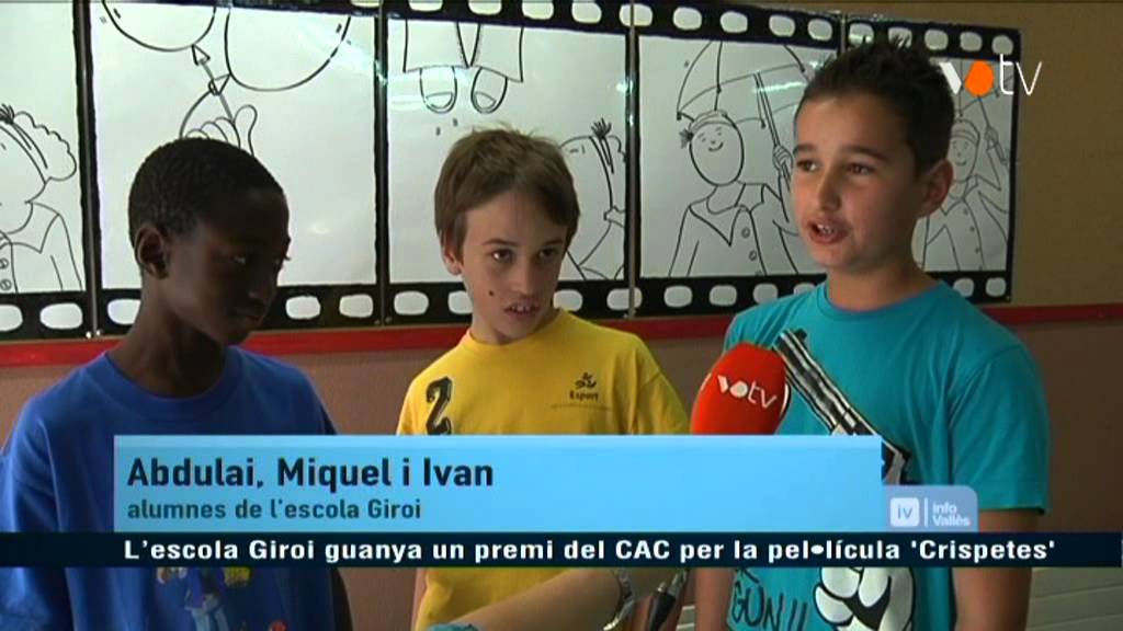 VOTV - L'escola Giroi guanya un premi del CAC per la pel·lícula 'Crispetes'