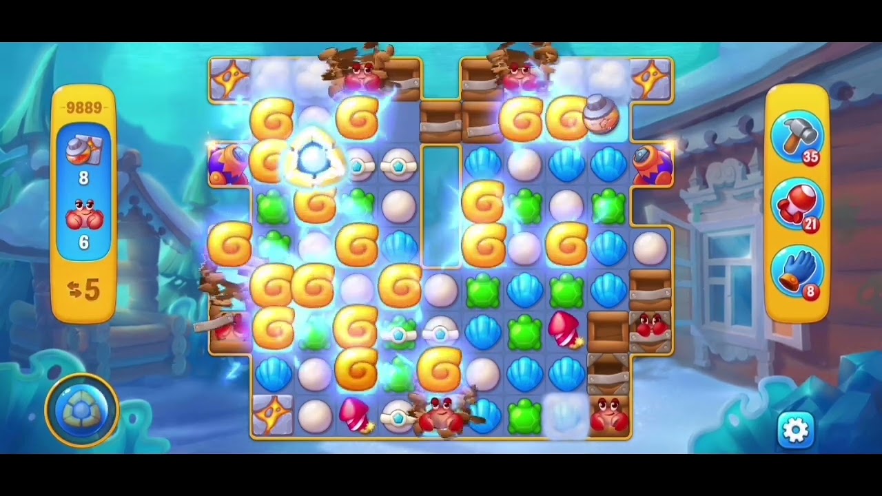 Fishdom 9889 Super Hard Level - NO 💣🧨💥