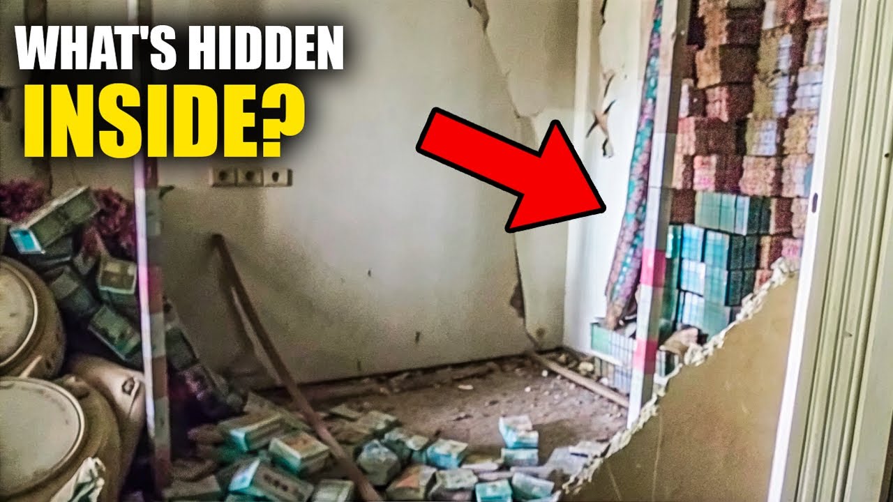 Пара находит потайную комнату во время ремонта и заглядывает внутрь.