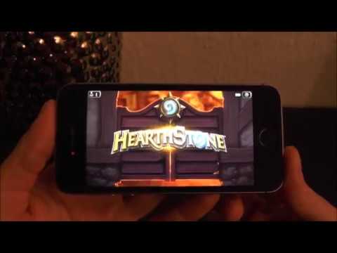 Hearthstone on the iphone SE - YouTube