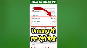 How to check PF in Umang App || PF बैलेंस ऐसे देखे || PF balance Check #technical_mp
