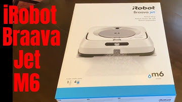 iRobot Braava Jet M6 M6110 Robot Mop - Unboxing and Information - Mopping Robot