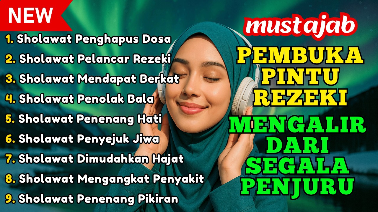 SHOLAWAT JIBRIL PENARIK REZEKI PALING DAHSYAT | Sholawat Nabi Muhammad SAW | SHOLAWAT NABI MERDU