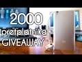 2000 pretplatnika | GIVEAWAY! | #najboljerecenzije