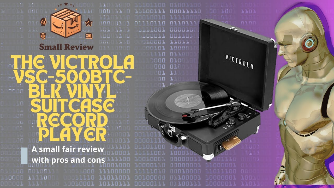 The Victrola VSC-500BTC-BLK Vinyl Suitcase Record Player - Small Review