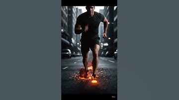 Lava shoes run #ai #satisfying #crystals #trendingshorts