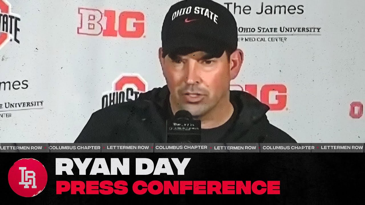 Ohio State: Ryan Day, Buckeyes press conference after winning Big Ten again  - YouTube