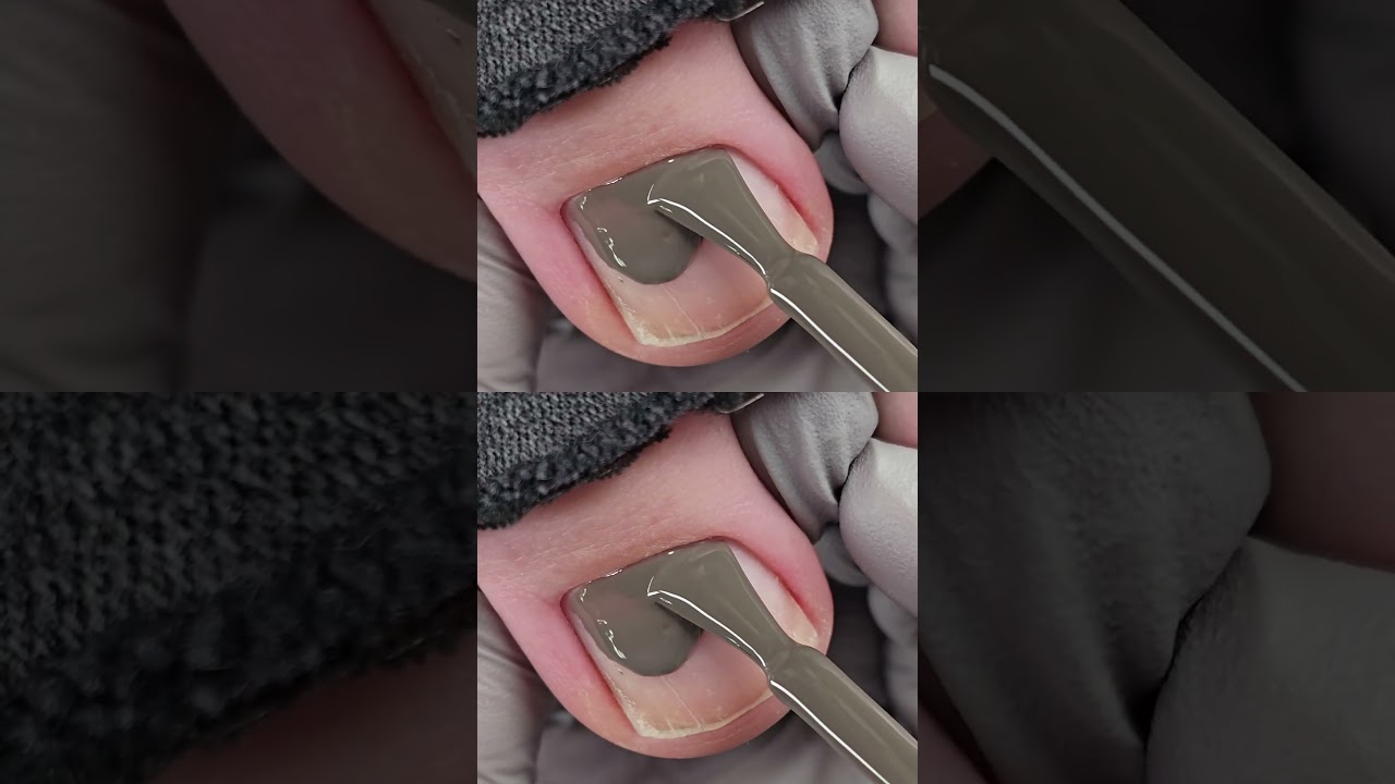 Идеальный чистый педикюр 