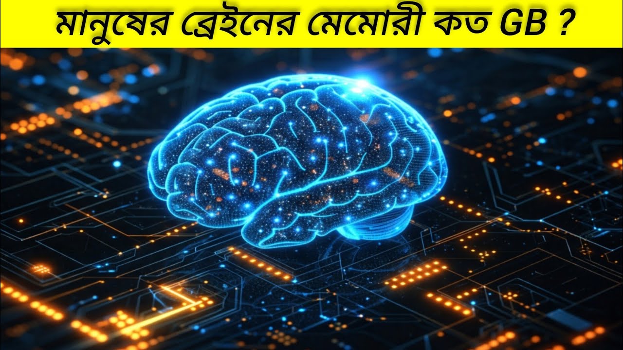 মানুষের মস্তিষ্কের Memory কত GB? | Human Brain Memory Capacity Explained |ojana