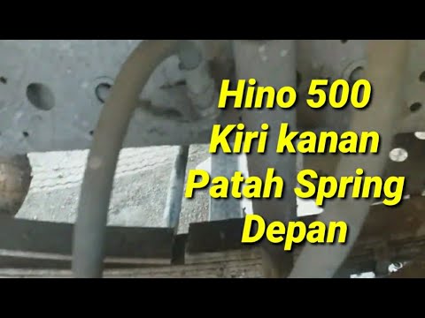 Truk HINO 500 Kiri Kanan Patah Spring Di Tambang - YouTube