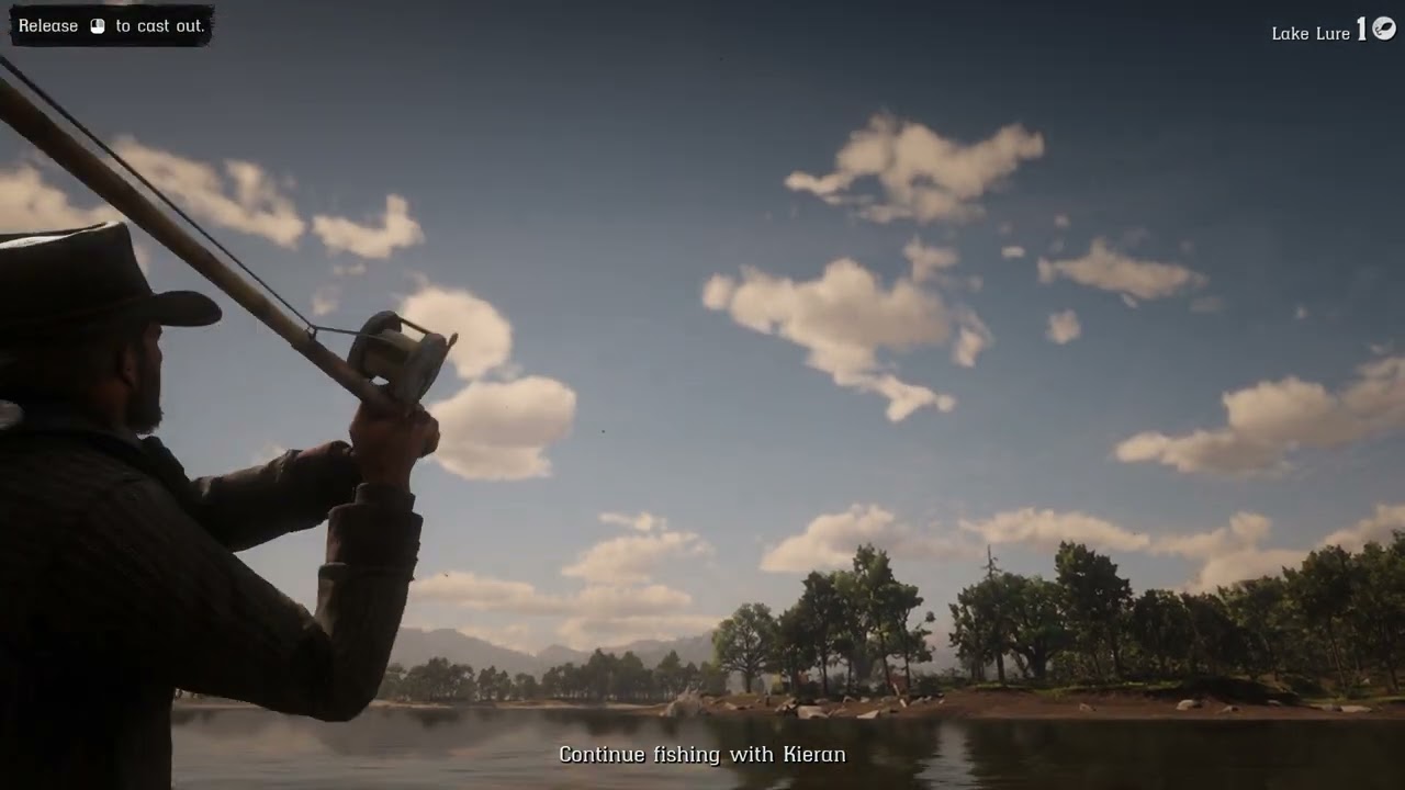 Red Dead Redemption 2 - Epic Fishing Adventure with Kieran! ( Side mission)