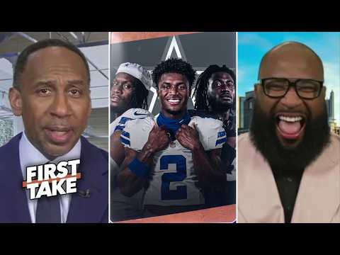 FIRST TAKE | NFL Draft make Dallas Cowboys are Super Bowl contender - Swagu tells Stephen A. Smith