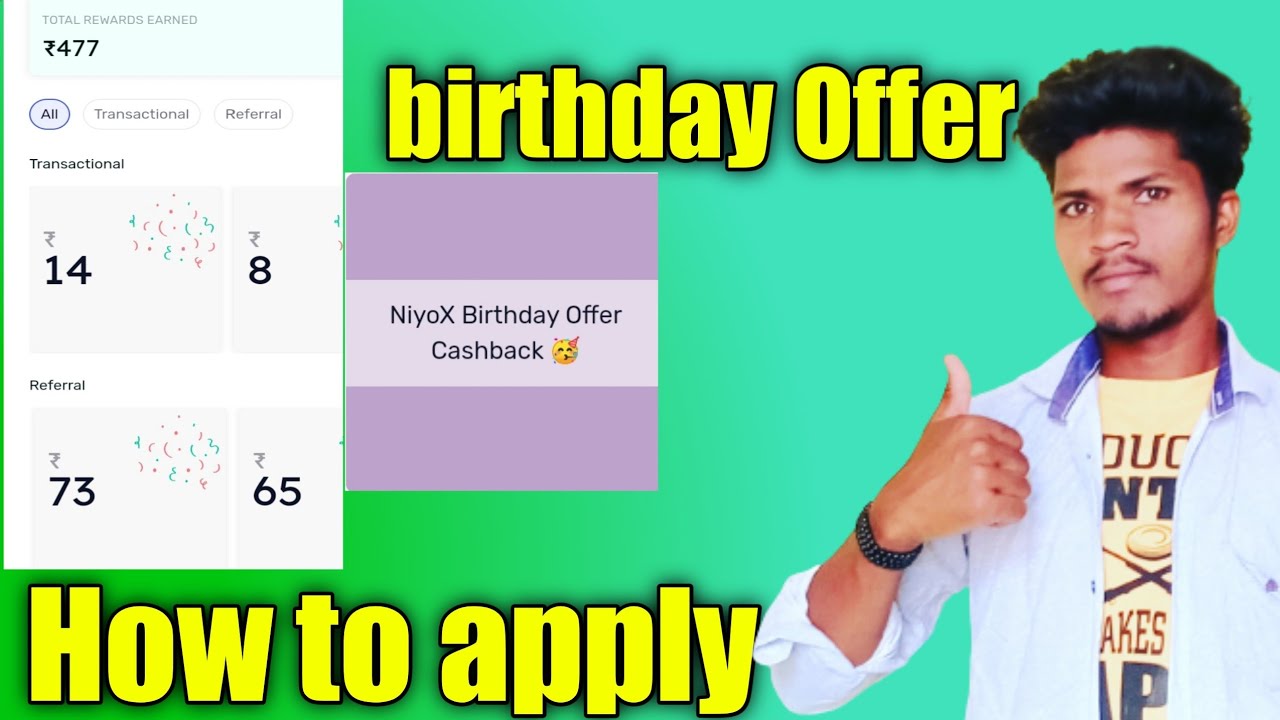 Niyox Offer Today Niyox Birthday Offer Today Earn Upto 100 All User Dhamaka Loot Offer Today Samar