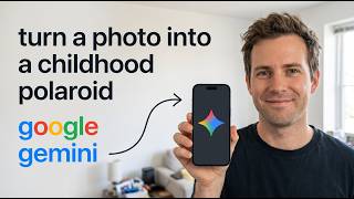 How to Turn a Photo into a Childhood Polaroid in Google Gemini (Working on Phone 2026) screenshot 2