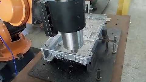 GSK RB20 robot for polishing and deburring of aluminum die-casting filters