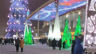 Харьков Новый Год 🔴 2022 Площадь Свободы Прямой Эфир