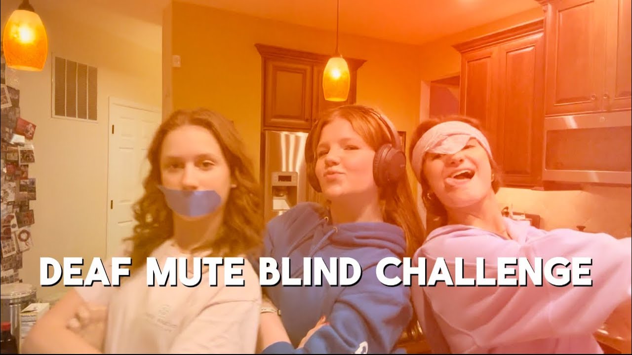 DEAF MUTE AND BLIND BAKING CHALLENGE YouTube