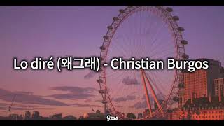 Lo diré (왜그래) | Christian Burgos Lyrics