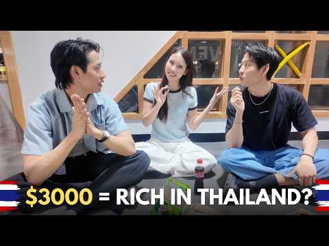 Is $3000/Month RICH in BANGKOK, THAILAND? Thai Girl's Answer SHOCKED Us! 🇹🇭