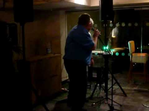 Alan Singing Black Magic Woman With Singer At The Fountain